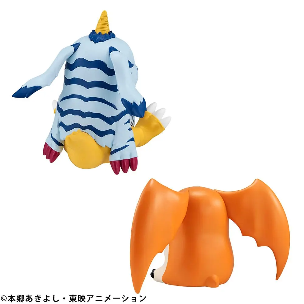 Digimon Adventure Look Up PVC Statues Gabumon&amp;Patamon set 11 cm product photo