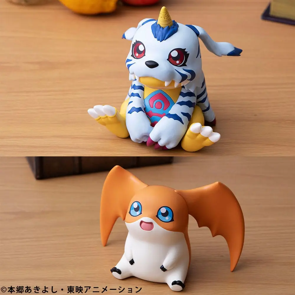 Digimon Adventure Look Up PVC Statues Gabumon&amp;Patamon set 11 cm product photo