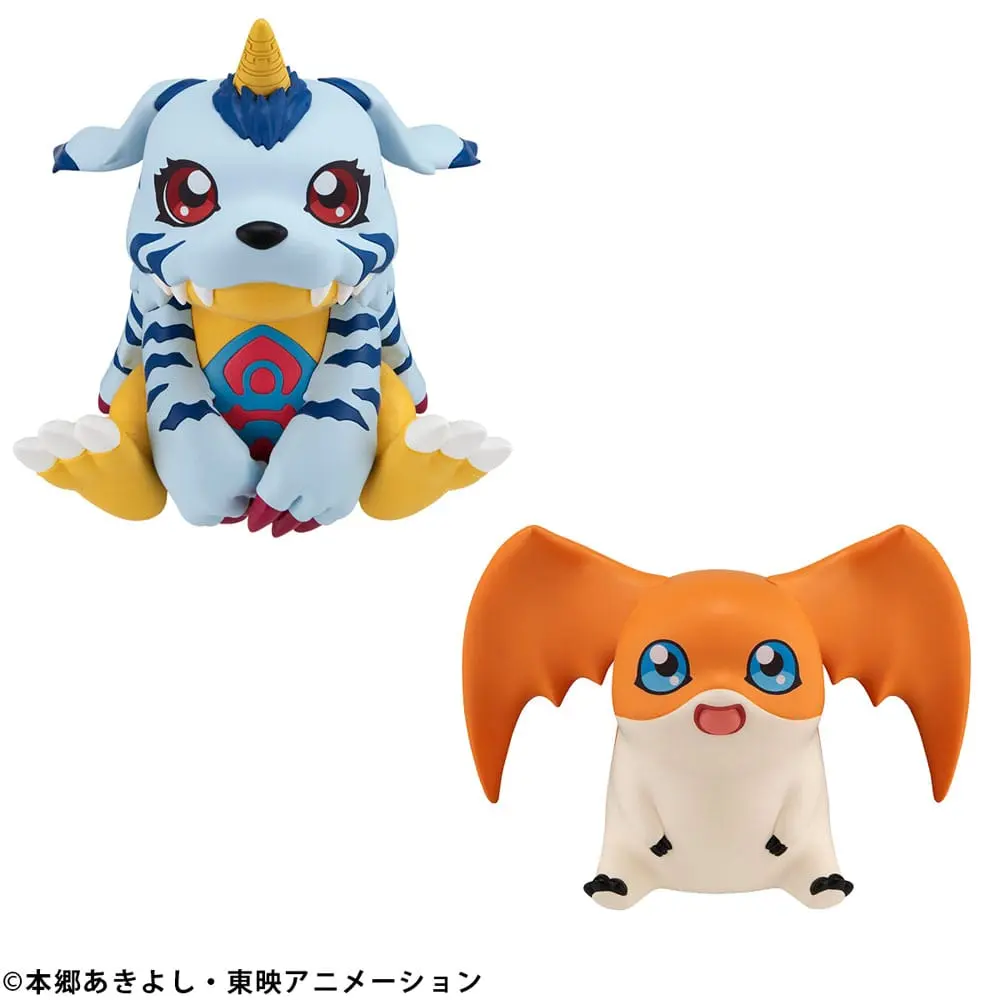 Digimon Adventure Look Up PVC Statues Gabumon&amp;Patamon set 11 cm product photo
