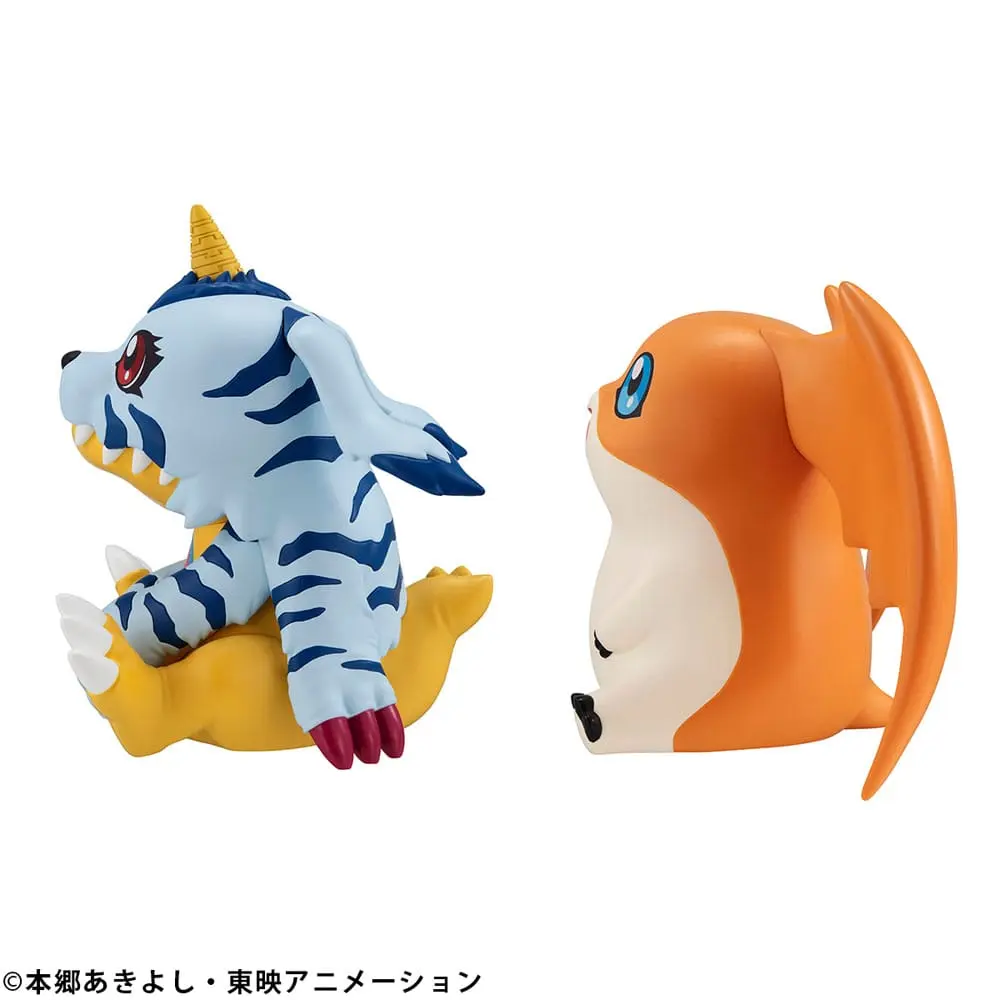 Digimon Adventure Look Up PVC Statues Gabumon&amp;Patamon set 11 cm product photo