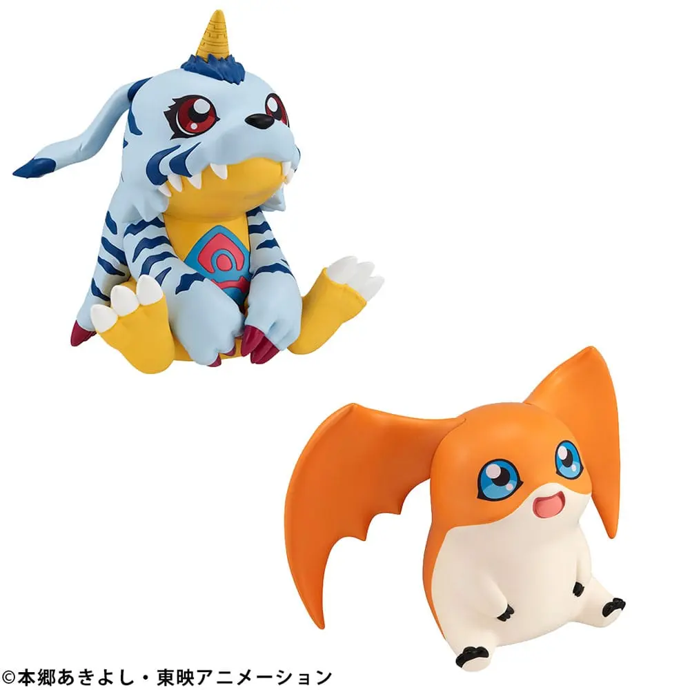Digimon Adventure Look Up PVC Statues Gabumon&amp;Patamon set 11 cm product photo