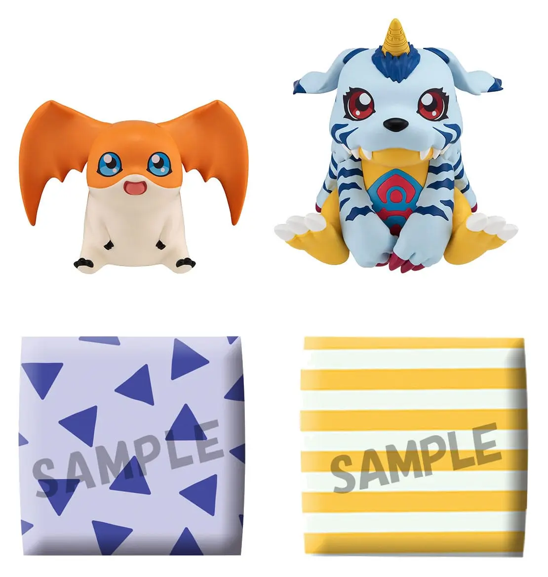 Digimon Adventure Look Up PVC Statues Gabumon&amp;Patamon set 11 cm product photo