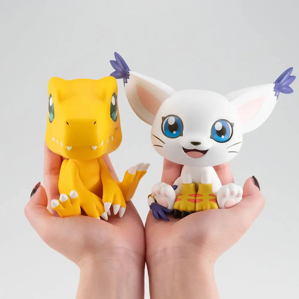 Digimon Adventure Look Up PVC Statues Tailmon &amp; Agumon Limited Ver. 11 cm product photo