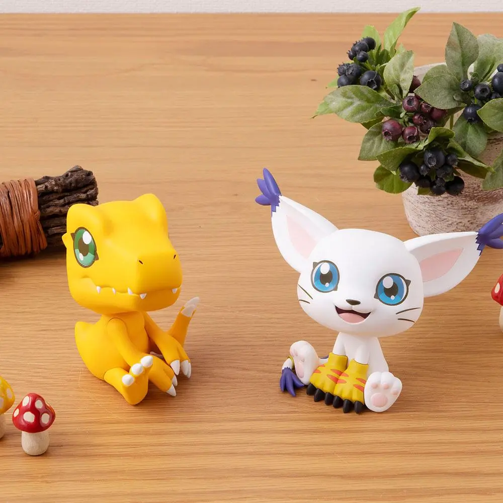 Digimon Adventure Look Up PVC Statues Tailmon &amp; Agumon Limited Ver. 11 cm product photo