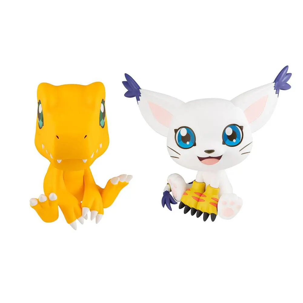Digimon Adventure Look Up PVC Statues Tailmon &amp; Agumon Limited Ver. 11 cm product photo