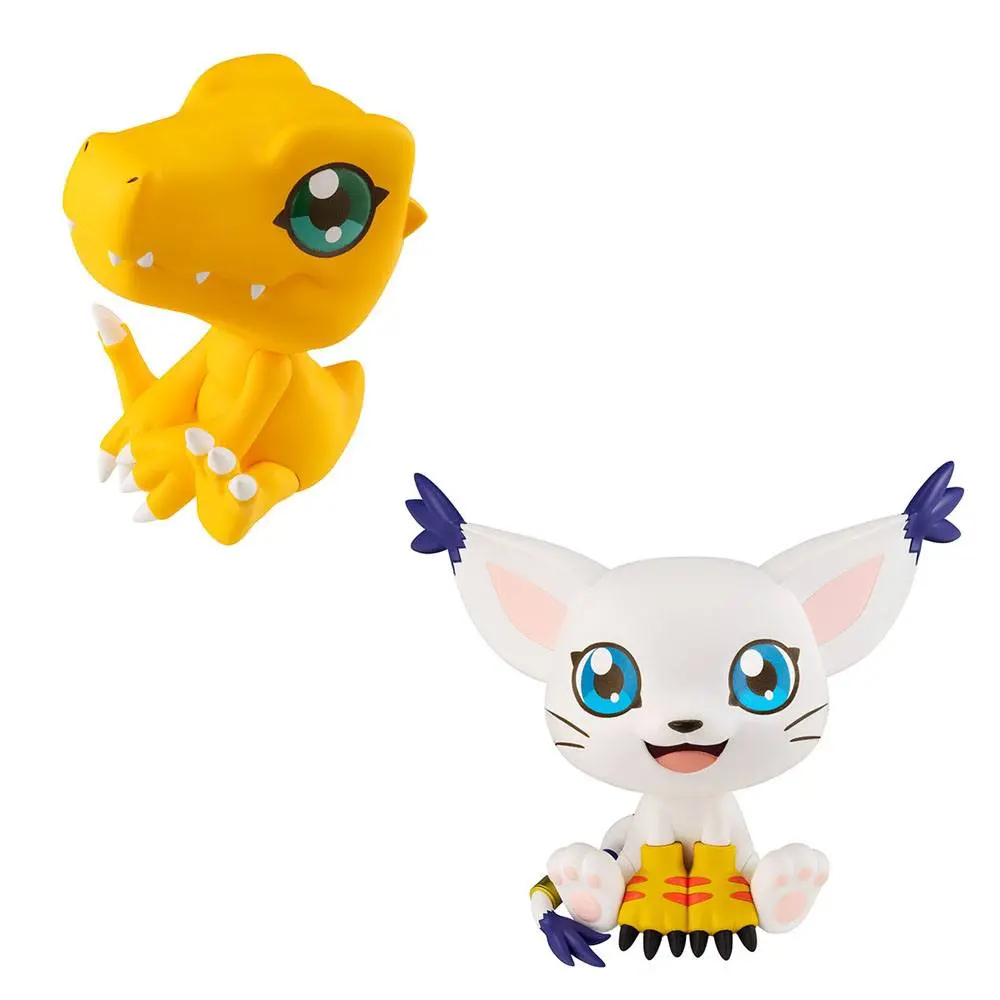 Digimon Adventure Look Up PVC Statues Tailmon &amp; Agumon Limited Ver. 11 cm product photo