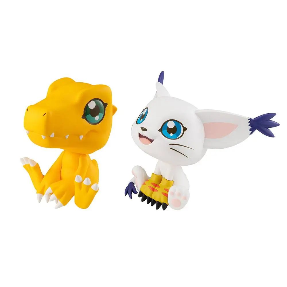 Digimon Adventure Look Up PVC Statues Tailmon &amp; Agumon Limited Ver. 11 cm product photo