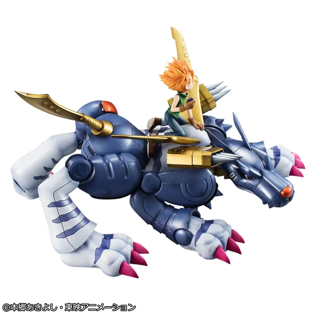 Digimon Adventure Precious G.E.M. Series PVC Statue Metal Garurumon & Ishida Yamato 30 cm product photo