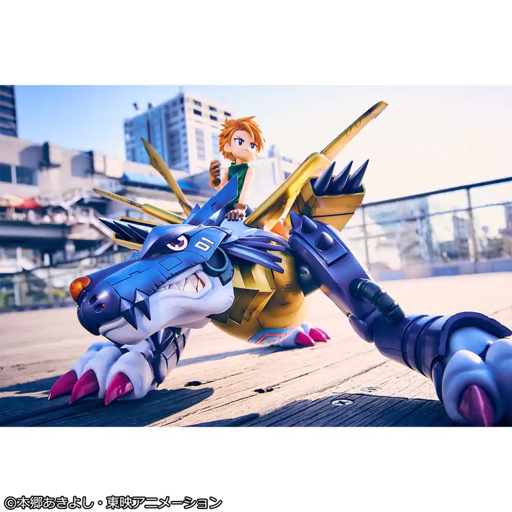 Digimon Adventure Precious G.E.M. Series PVC Statue Metal Garurumon & Ishida Yamato 30 cm product photo