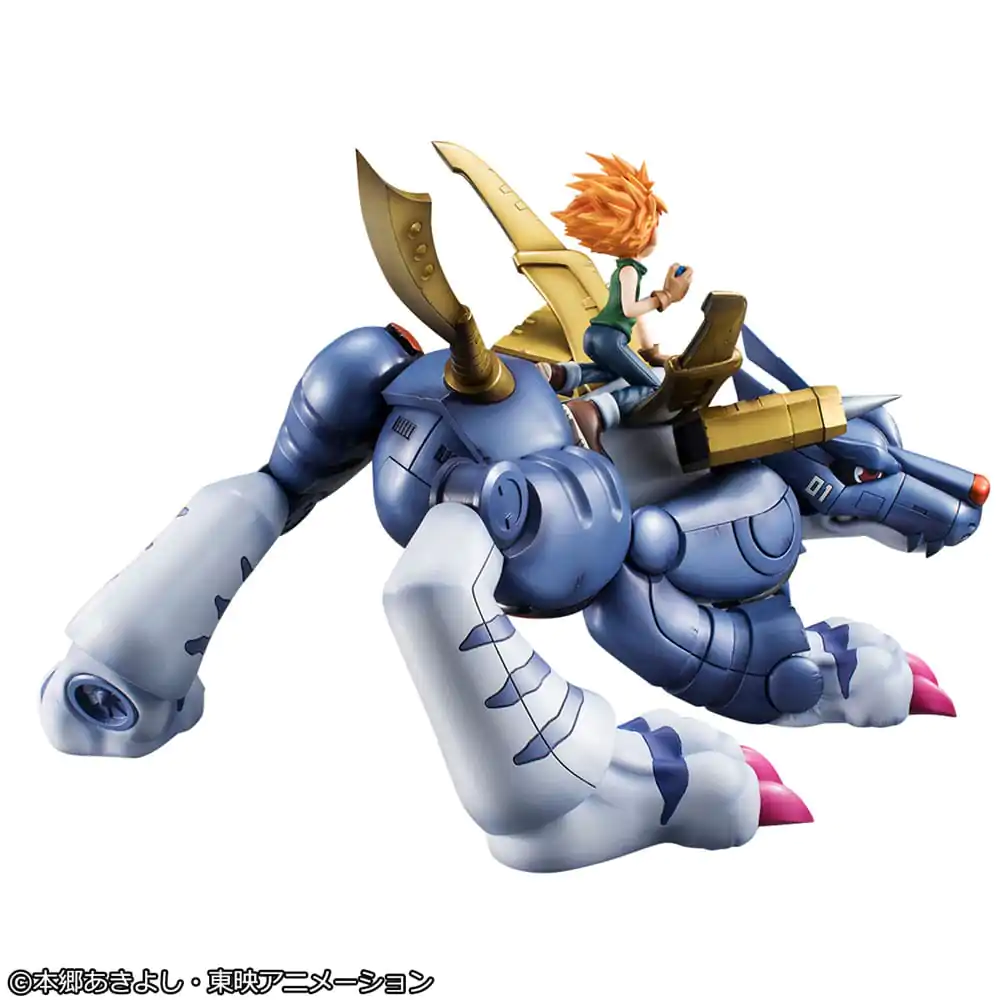 Digimon Adventure Precious G.E.M. Series PVC Statue Metal Garurumon & Ishida Yamato 30 cm product photo