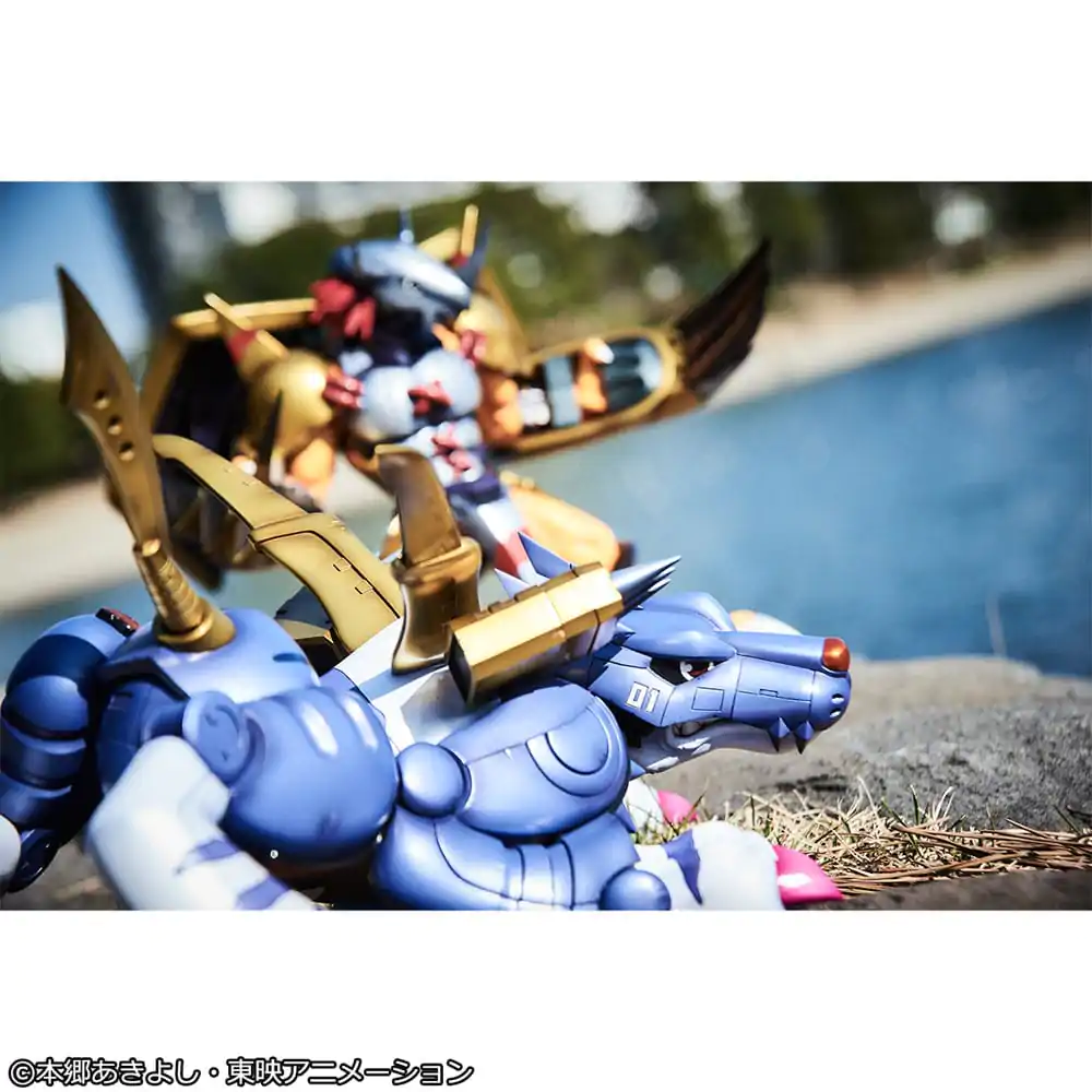 Digimon Adventure Precious G.E.M. Series PVC Statue Metal Garurumon & Ishida Yamato 30 cm product photo