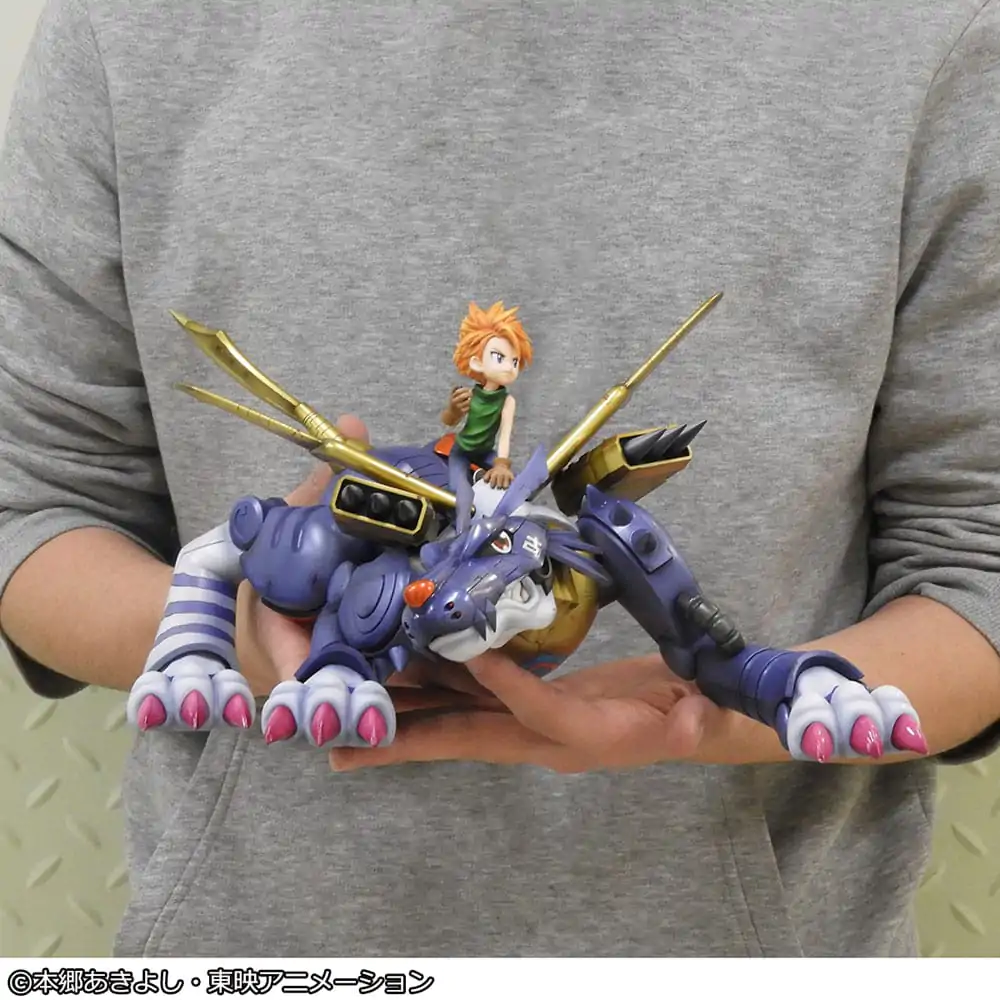 Digimon Adventure Precious G.E.M. Series PVC Statue Metal Garurumon & Ishida Yamato 30 cm product photo