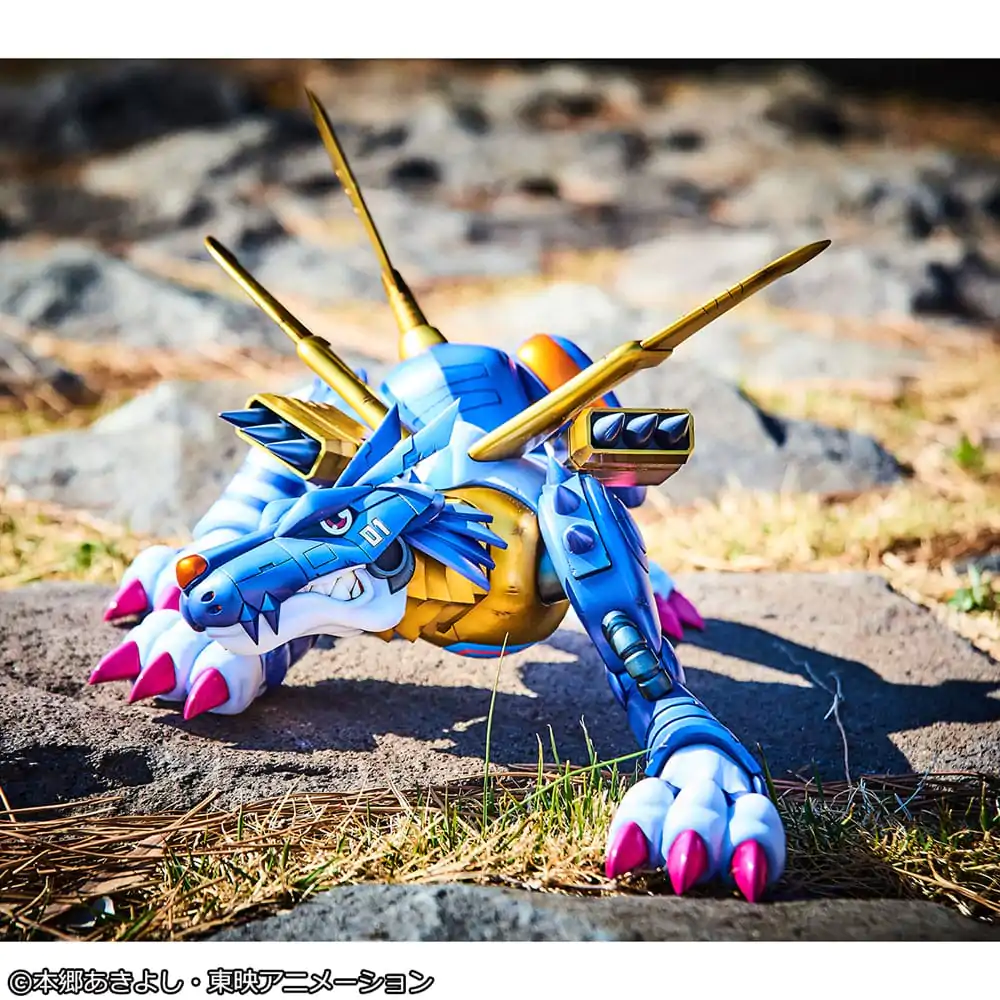 Digimon Adventure Precious G.E.M. Series PVC Statue Metal Garurumon & Ishida Yamato 30 cm product photo