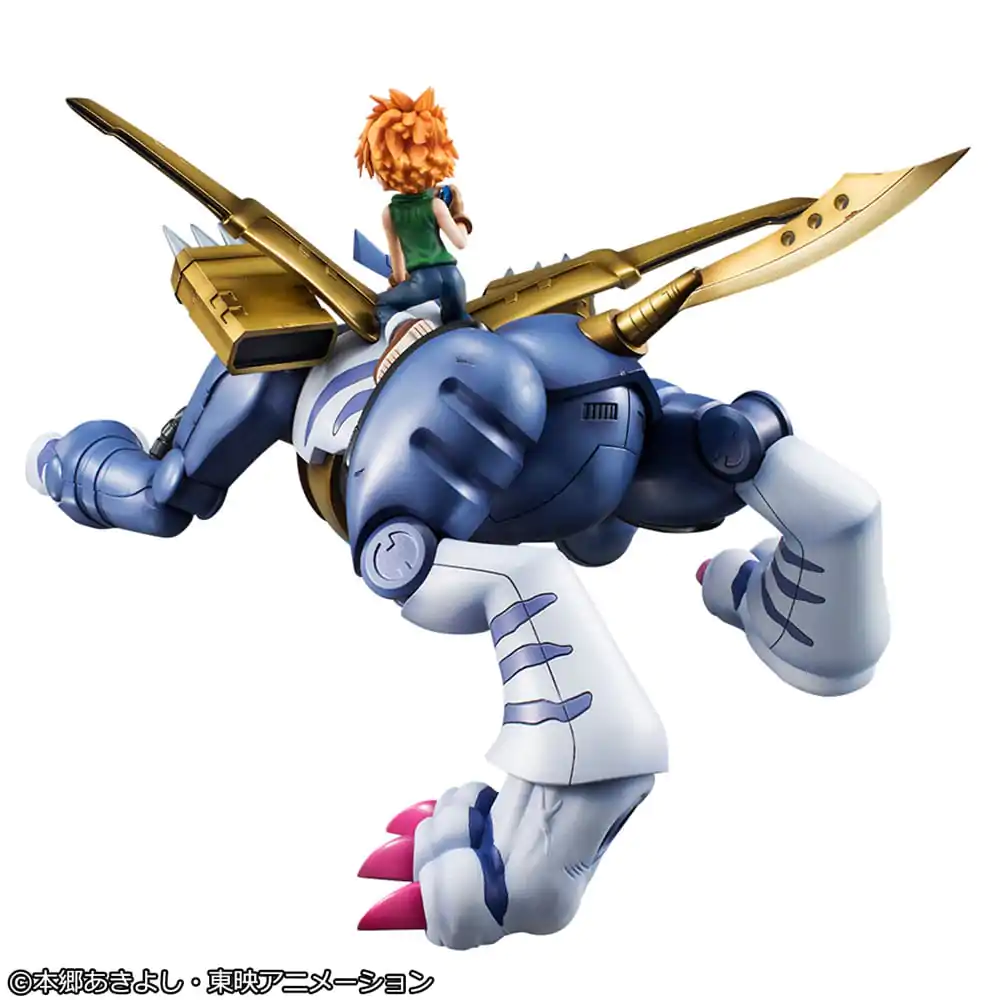 Digimon Adventure Precious G.E.M. Series PVC Statue Metal Garurumon & Ishida Yamato 30 cm product photo