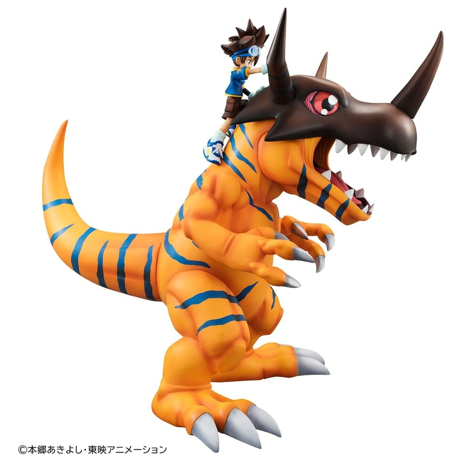 Digimon Adventure Precious G.E.M. Series PVC Figure Greymon & Taichi Yagami 25 cm (Repeat) product photo