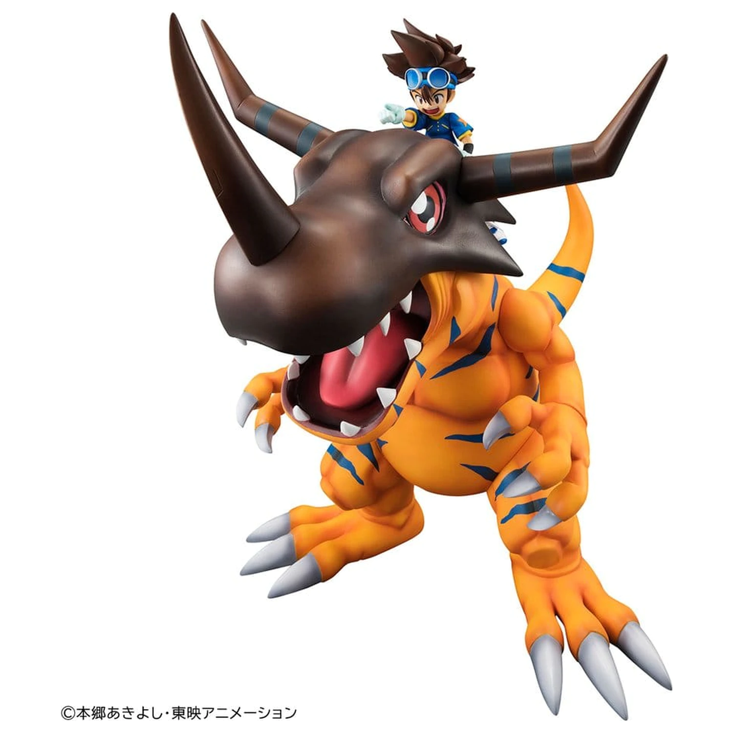Digimon Adventure Precious G.E.M. Series PVC Figure Greymon & Taichi Yagami 25 cm (Repeat) product photo