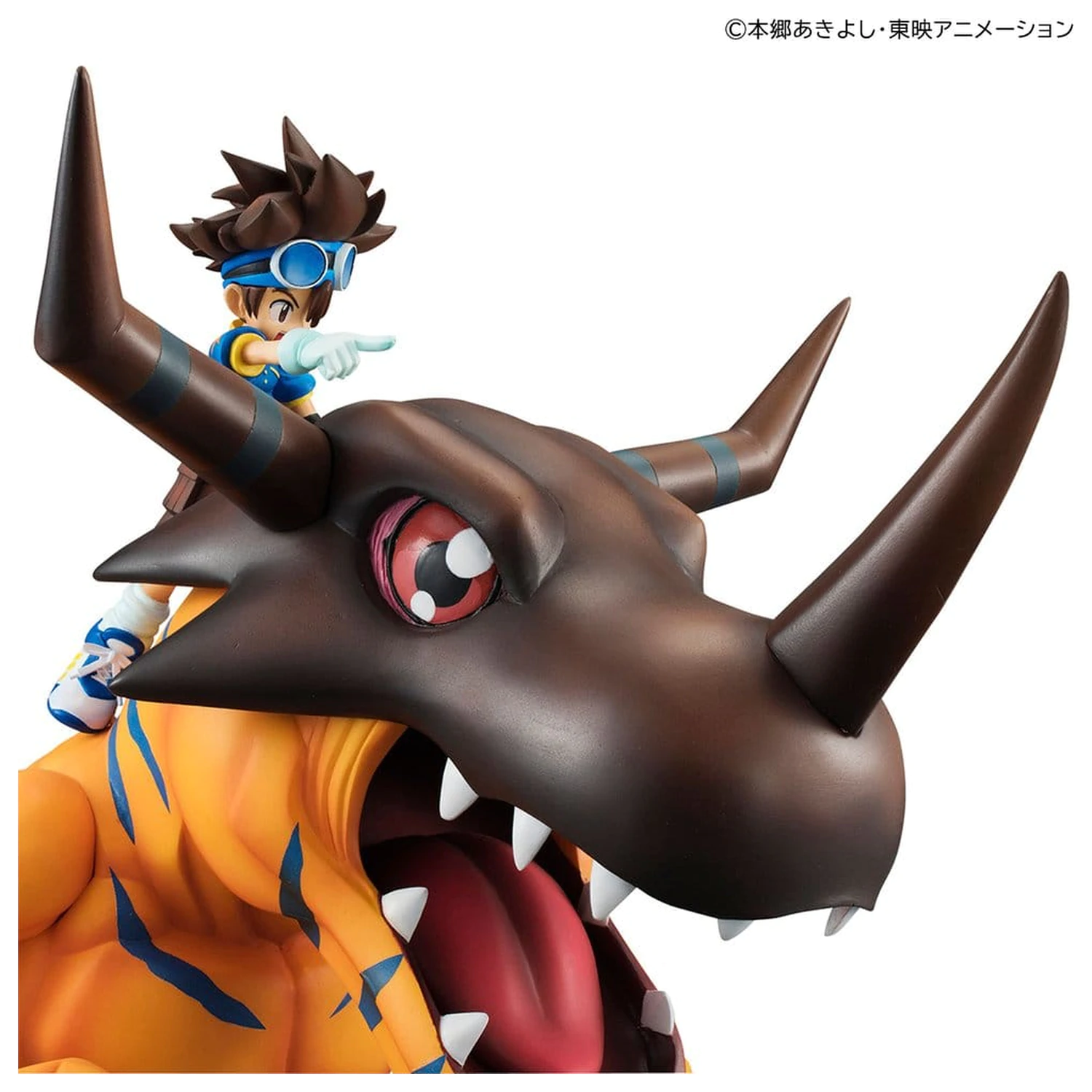 Digimon Adventure Precious G.E.M. Series PVC Figure Greymon & Taichi Yagami 25 cm (Repeat) product photo