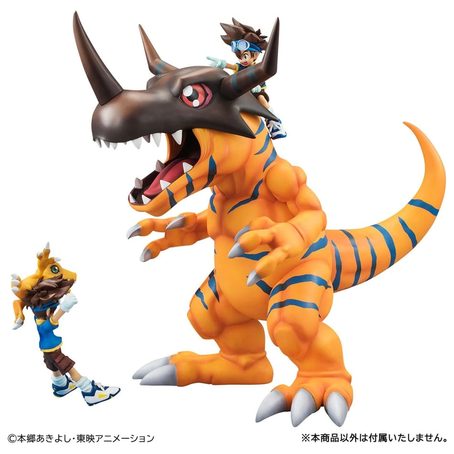 Digimon Adventure Precious G.E.M. Series PVC Figure Greymon & Taichi Yagami 25 cm (Repeat) product photo