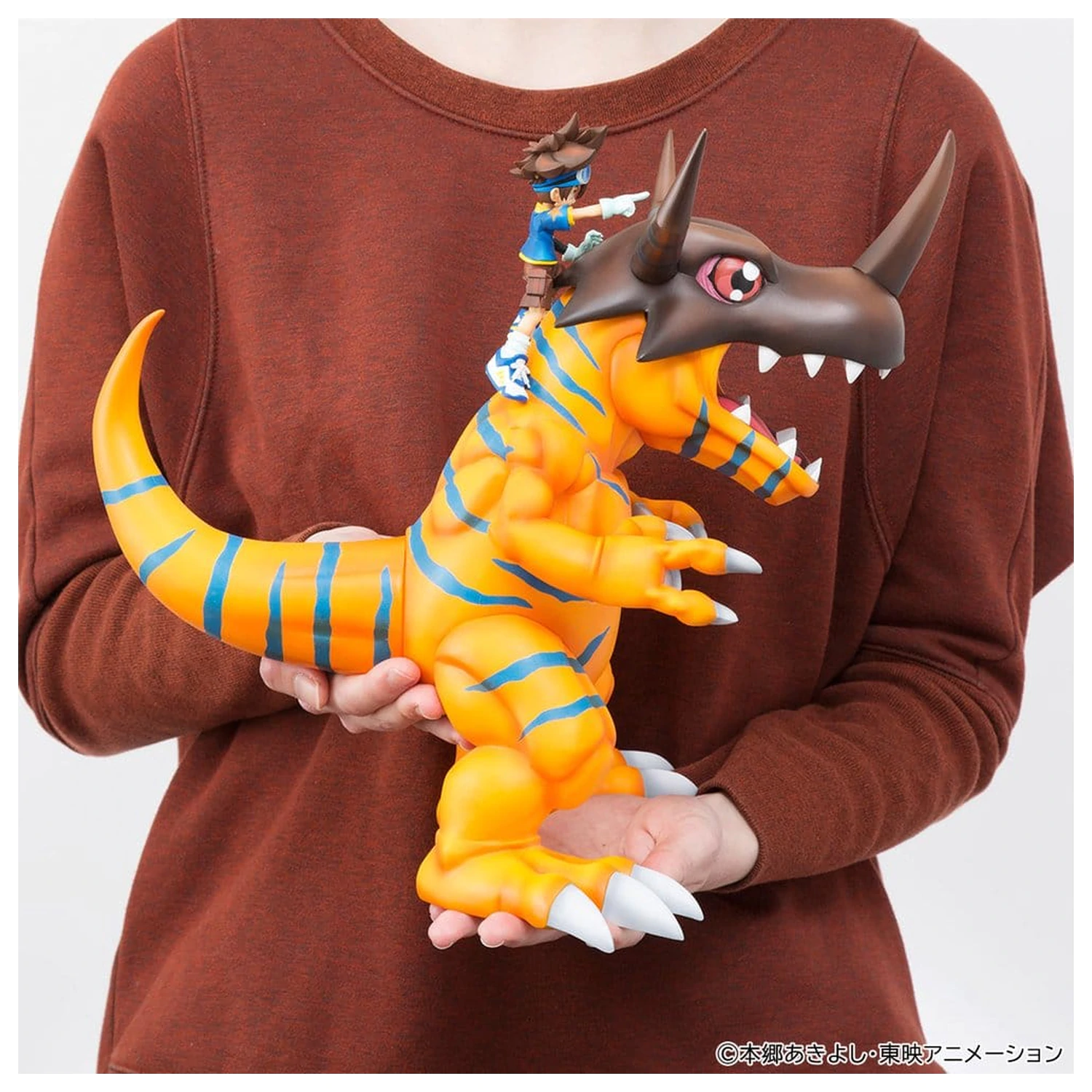 Digimon Adventure Precious G.E.M. Series PVC Figure Greymon & Taichi Yagami 25 cm (Repeat) product photo
