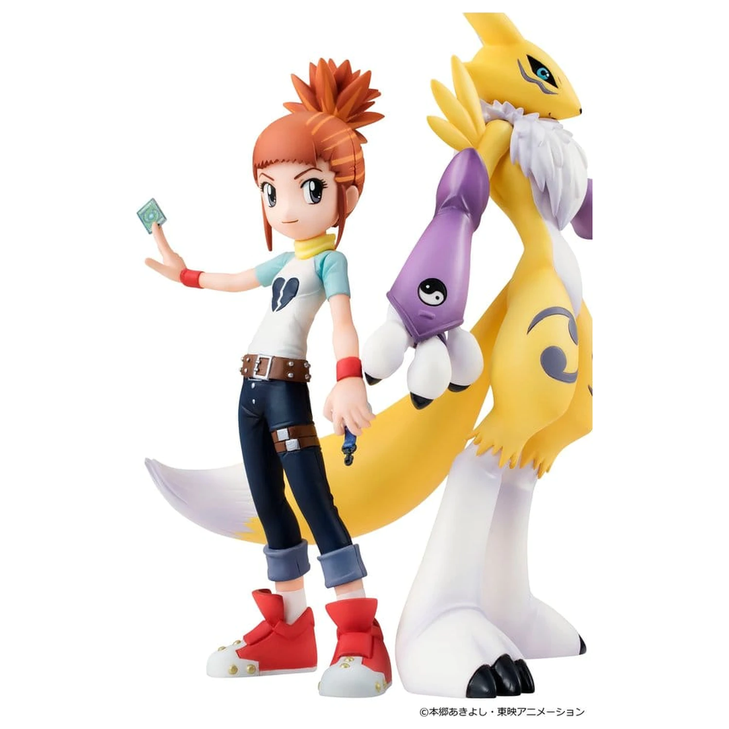 Digimon Tamers G.E.M. Series PVC Figure Renamon & Ruki Makino 13 cm (Repeat) product photo