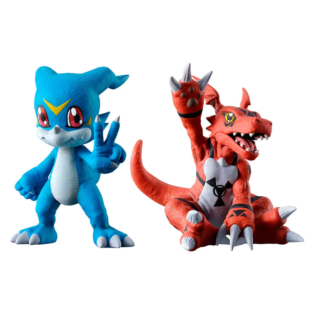 Digimon Two Forces That Radite Light Veemon & Guilmon Ichibansho figure 5cm termékfotó