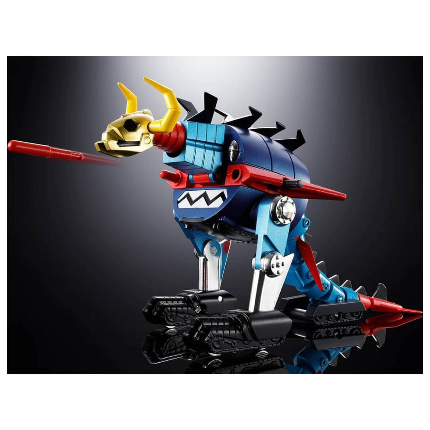 Dino Mech Gaiking Chogokin Action Figure Daikumaryu & Gaiking 20 cm product photo