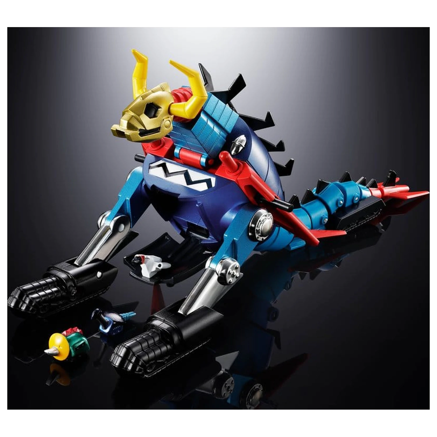 Dino Mech Gaiking Chogokin Action Figure Daikumaryu & Gaiking 20 cm product photo