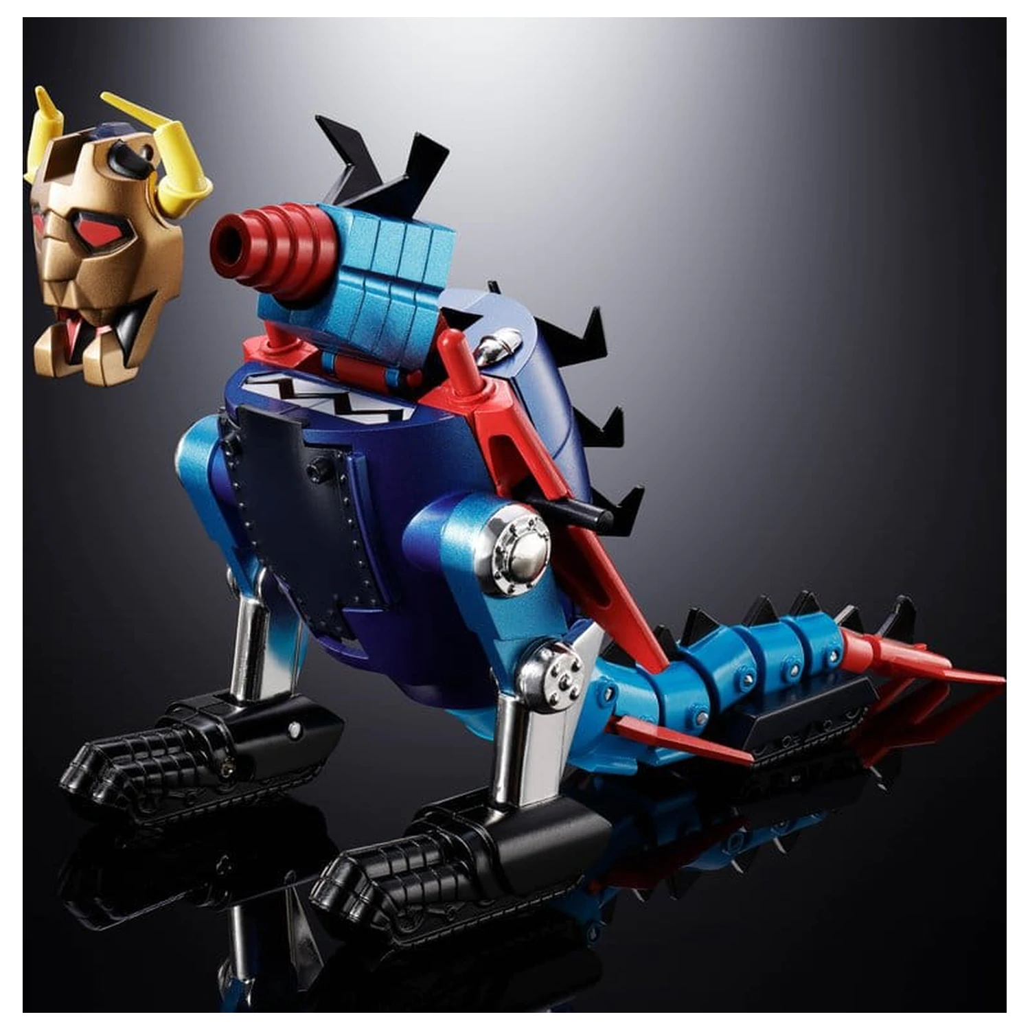 Dino Mech Gaiking Chogokin Action Figure Daikumaryu & Gaiking 20 cm product photo