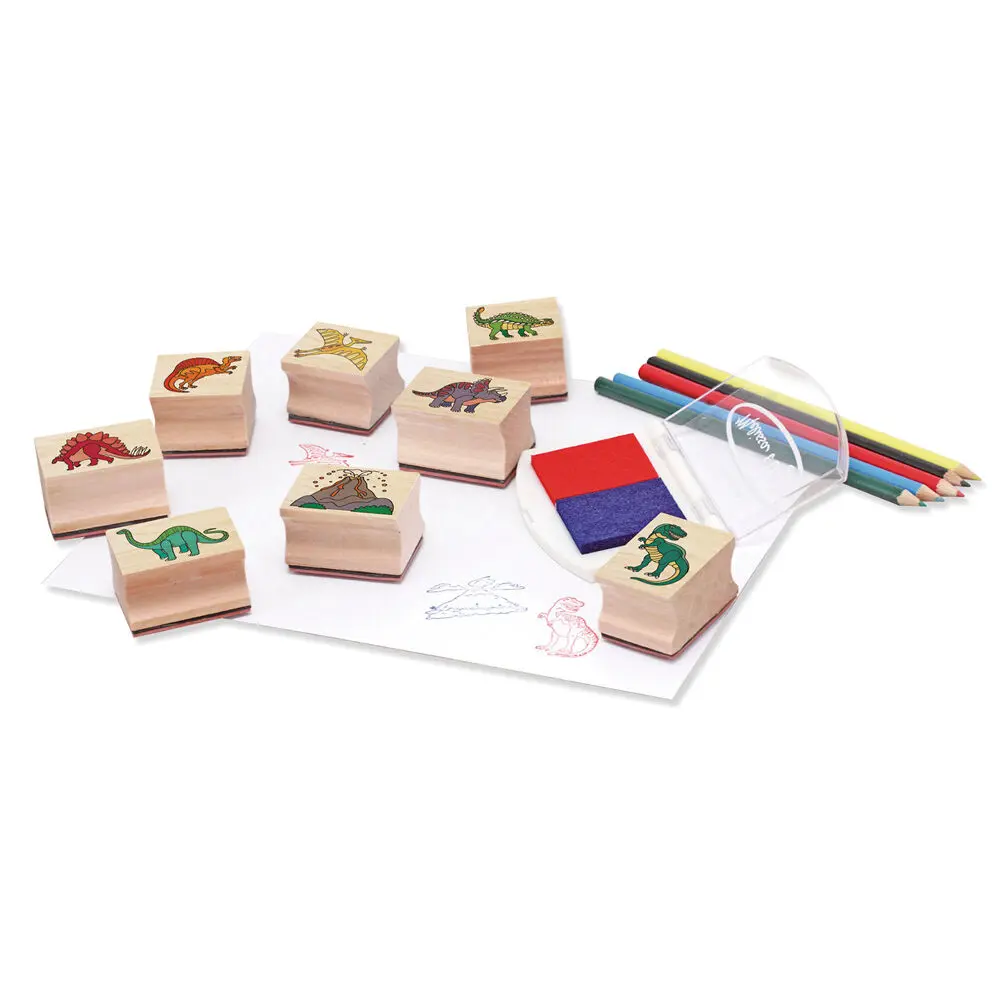 Dinosaur stamp set product photo