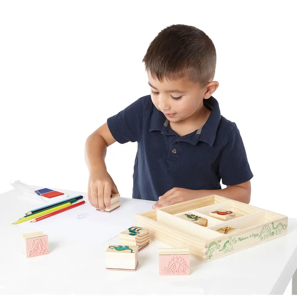 Dinosaur stamp set product photo