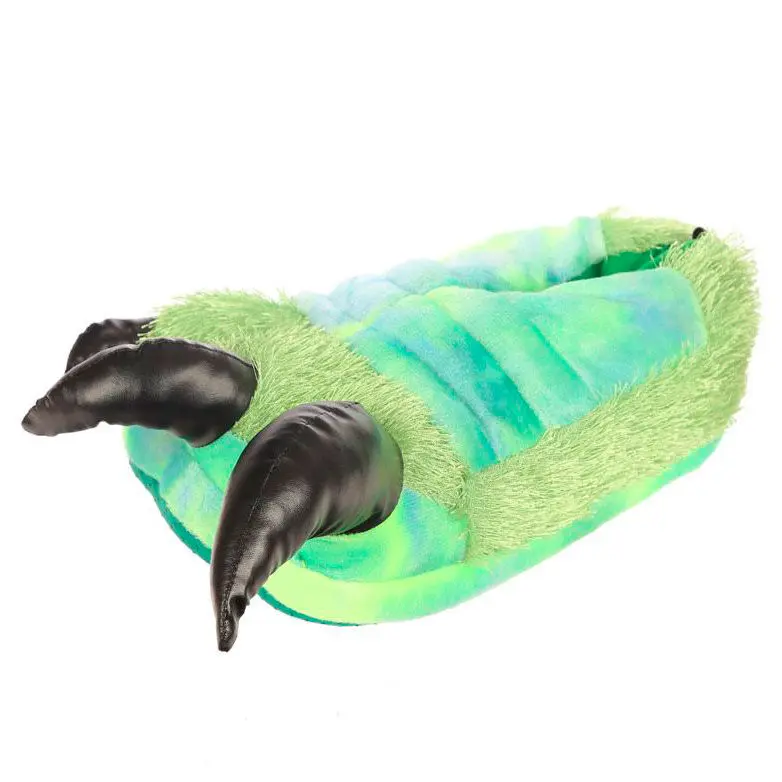 Dinosaur plush slipper product photo