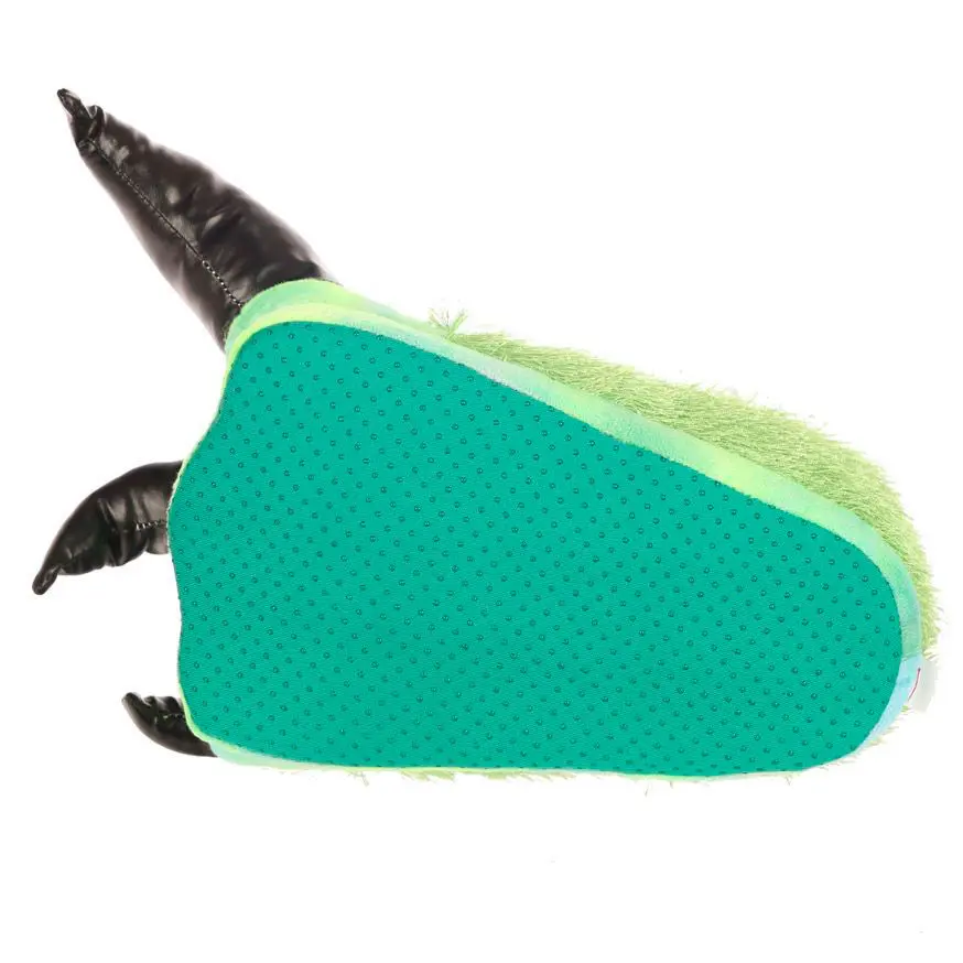 Dinosaur plush slipper product photo