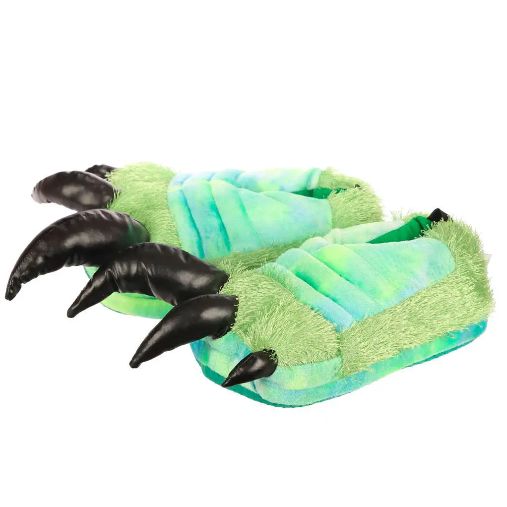 Dinosaur plush slipper product photo