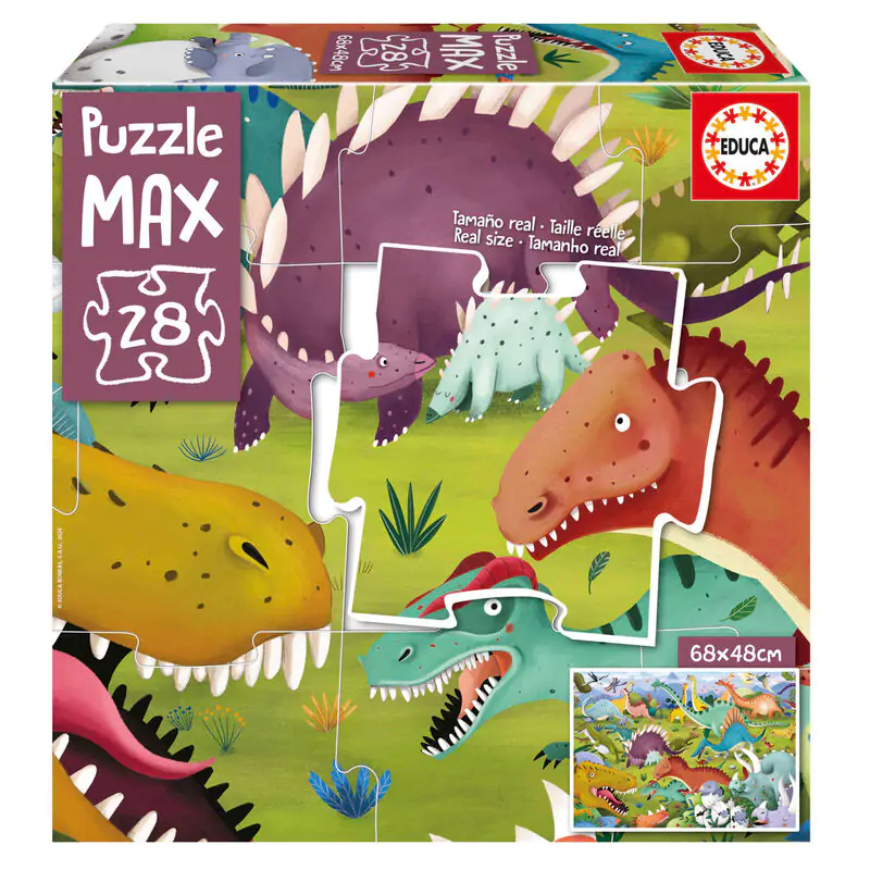 Dinosaurs Max puzzle 28pcs product photo