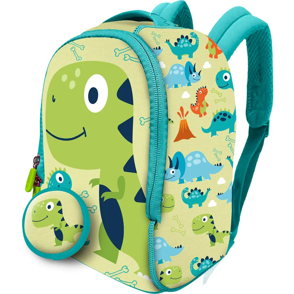 Dinosaurs Backpack + purse neoprene backpack 26cm product photo