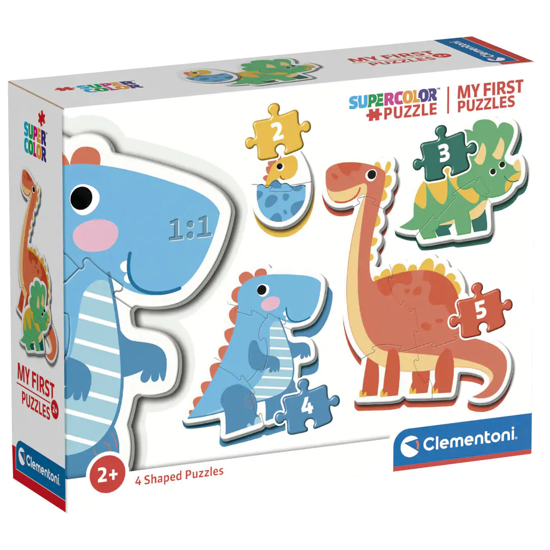 Dinosaurs puzzle 2-3-4-5pcs product photo