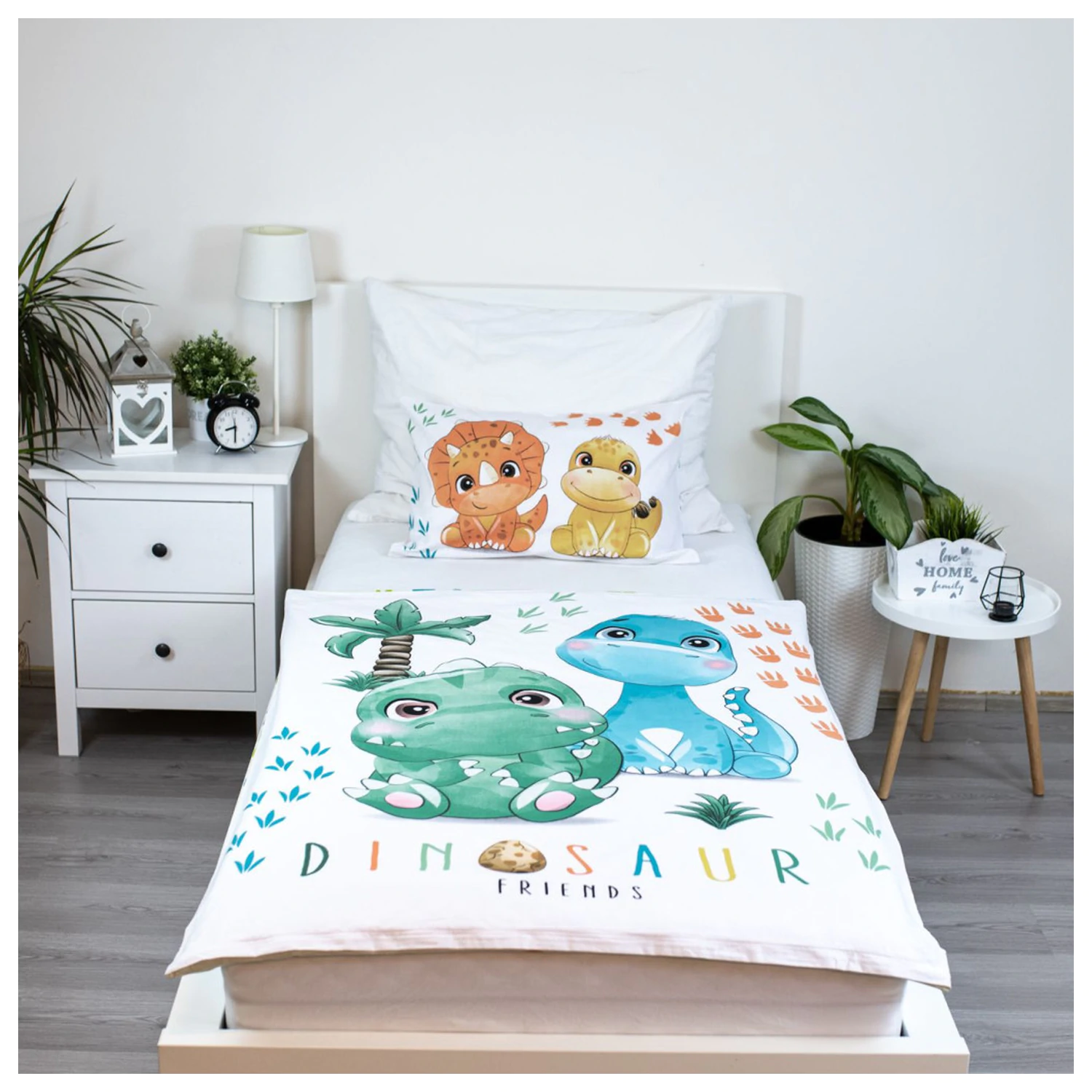 Dinosaur Friends Kids' Toddler Duvet Cover product photo