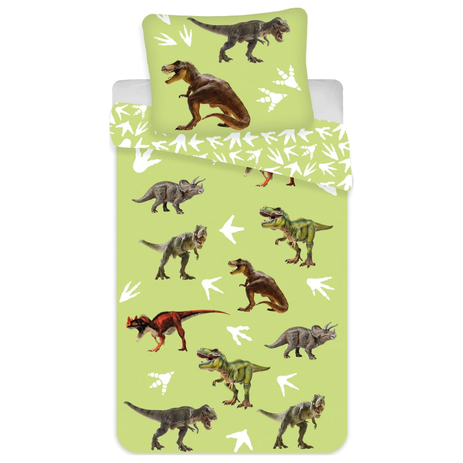 Dinosaur Green Kids, Preschool Duvet Cover product photo