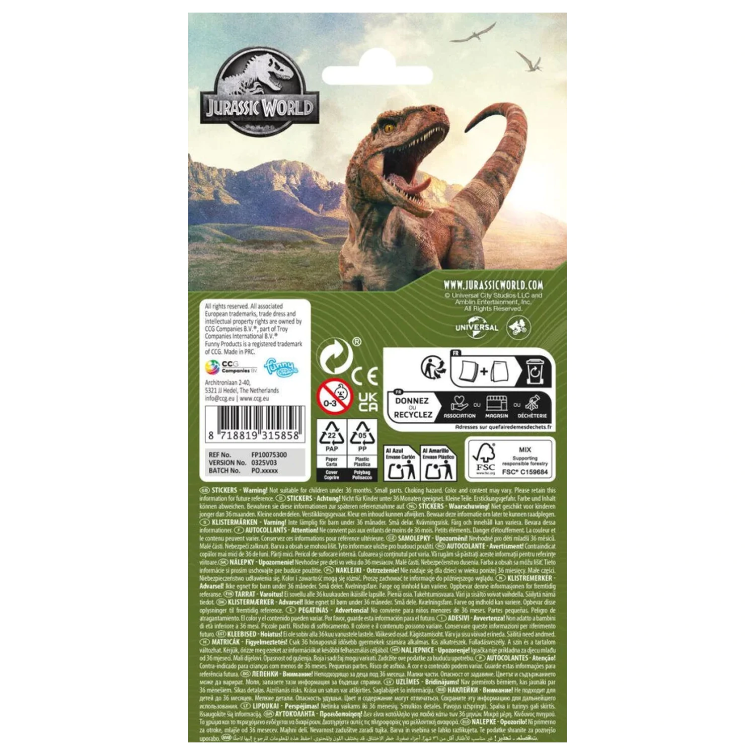 Dinosaur Kingdom sticker product photo