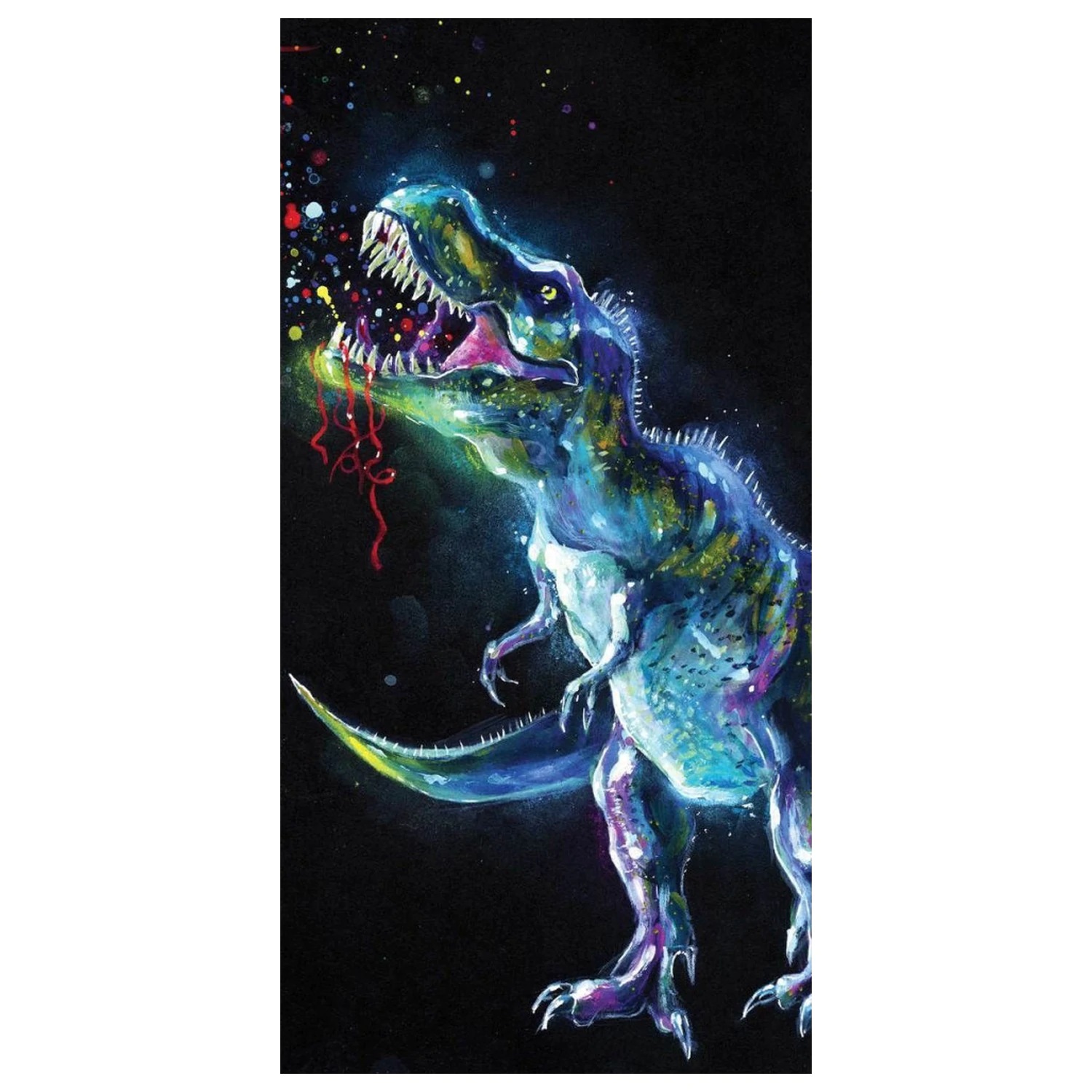 Dinosaur Neon Towel product photo