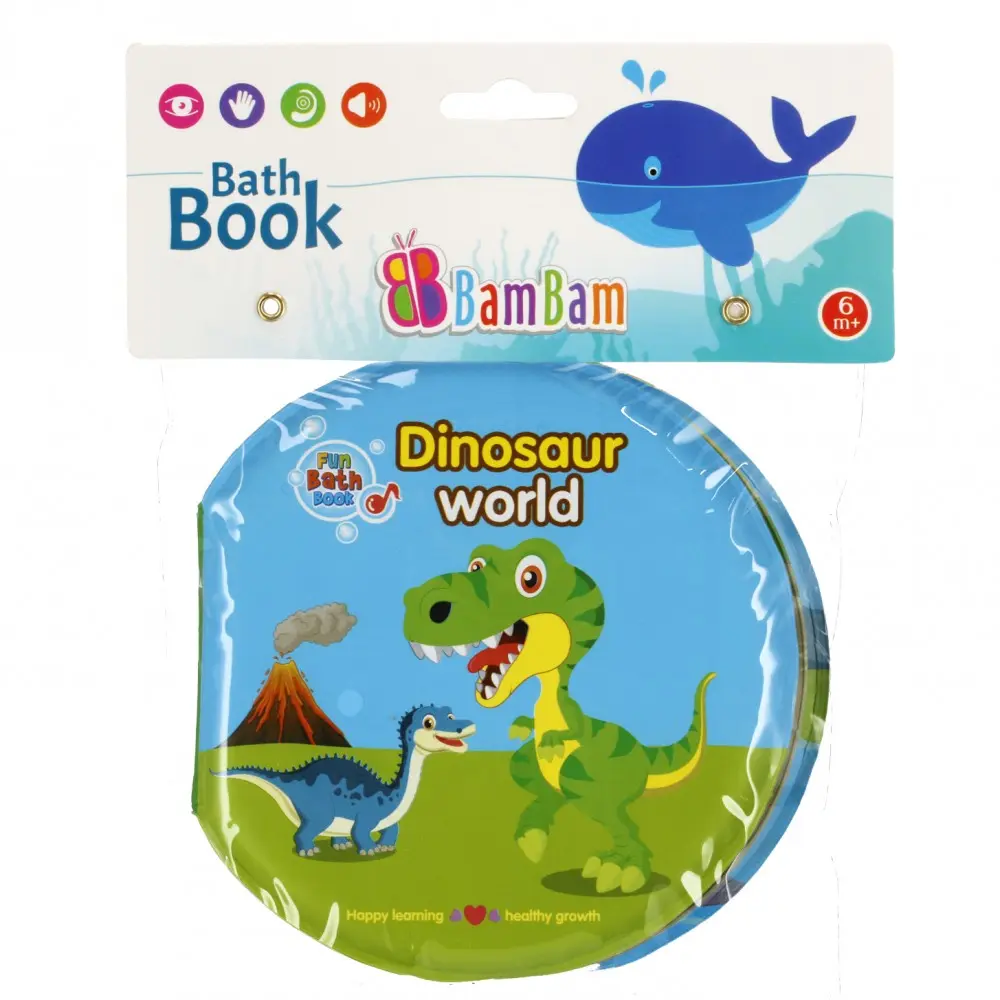Dinosaur Splish-Splash Bath Book Baby Toy product photo