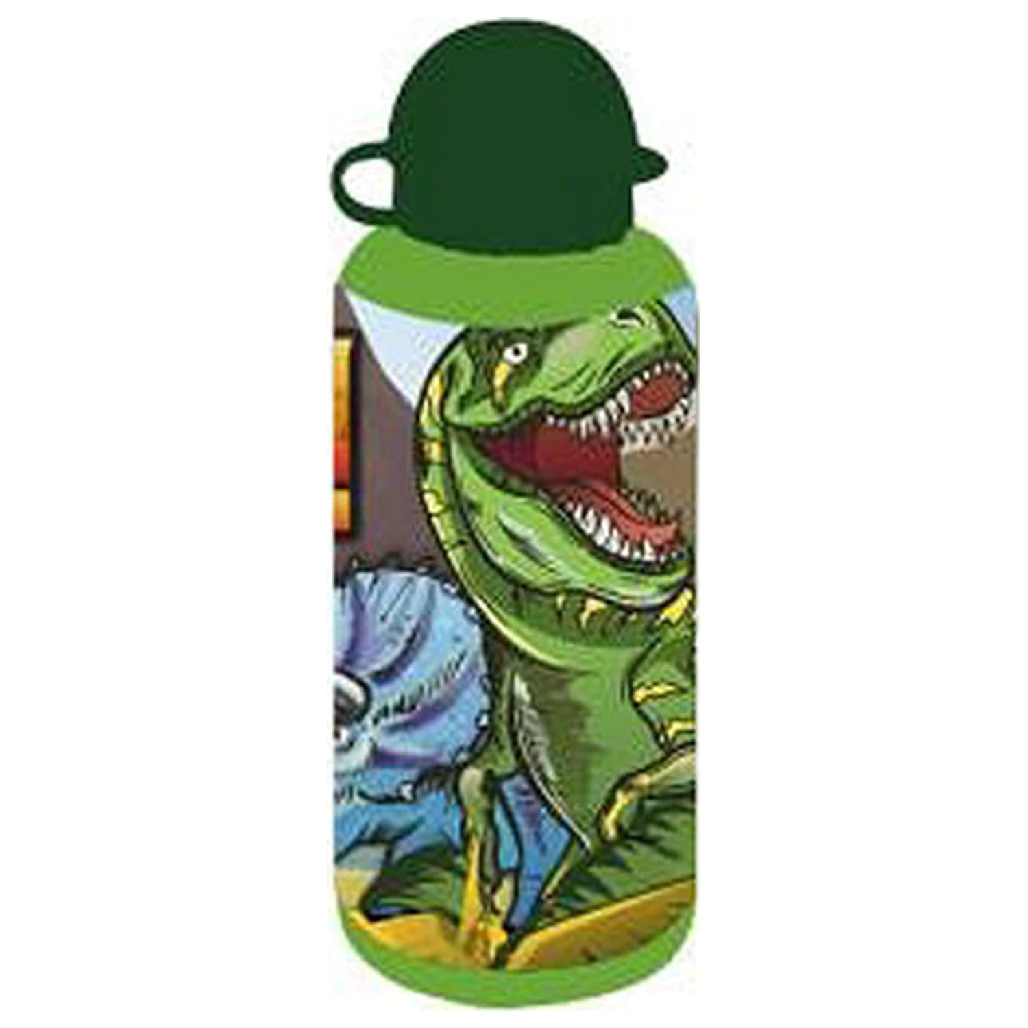 Dinosaur Roar aluminum water bottle with drinking cap 500 ml product photo