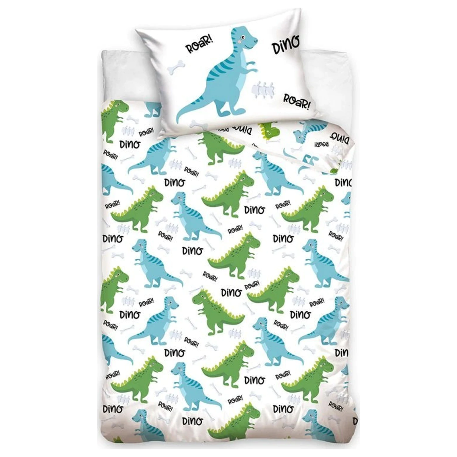 Dinosaur Roar Kids' Preschool Duvet Cover product photo