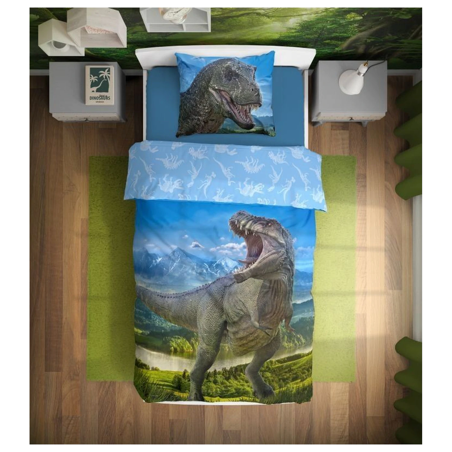 Dinosaur T-Rex Duvet Cover product photo