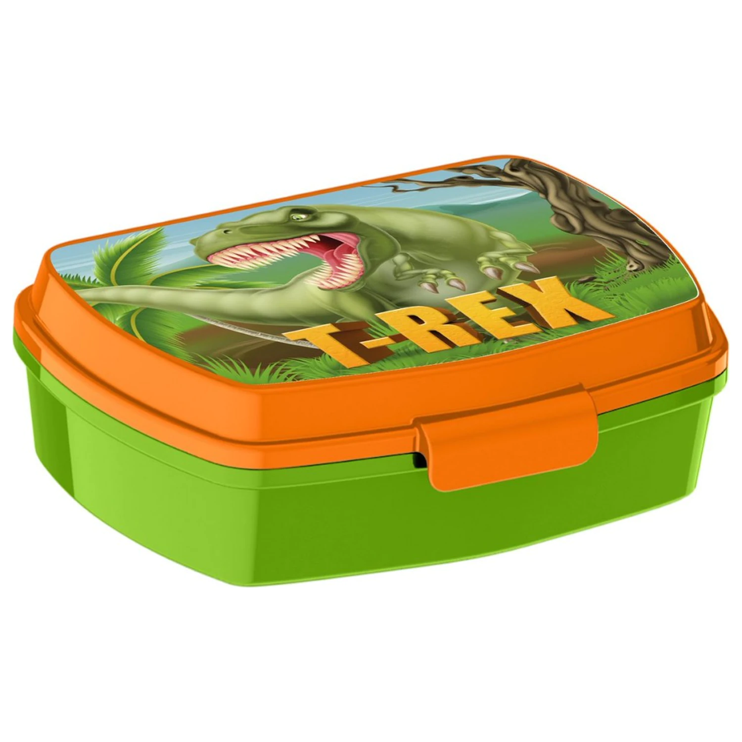 Dinosaur T-Rex funny plastic sandwich box product photo