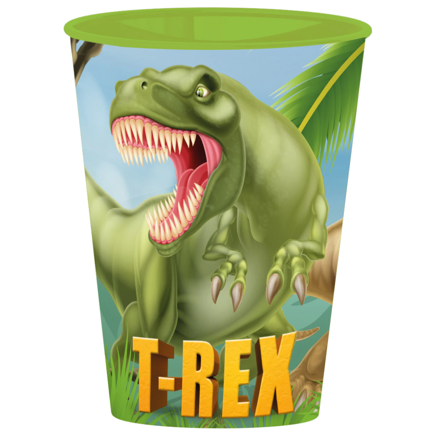 Dinosaur T-Rex plastic cup 260 ml product photo