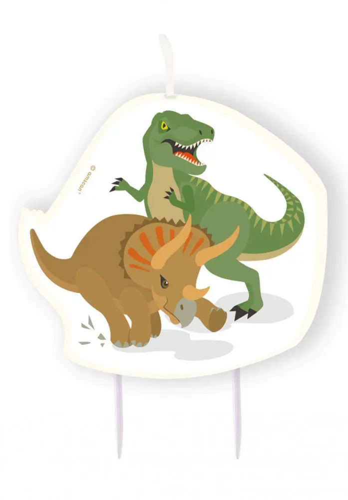Dinosaur Cake Candle product photo