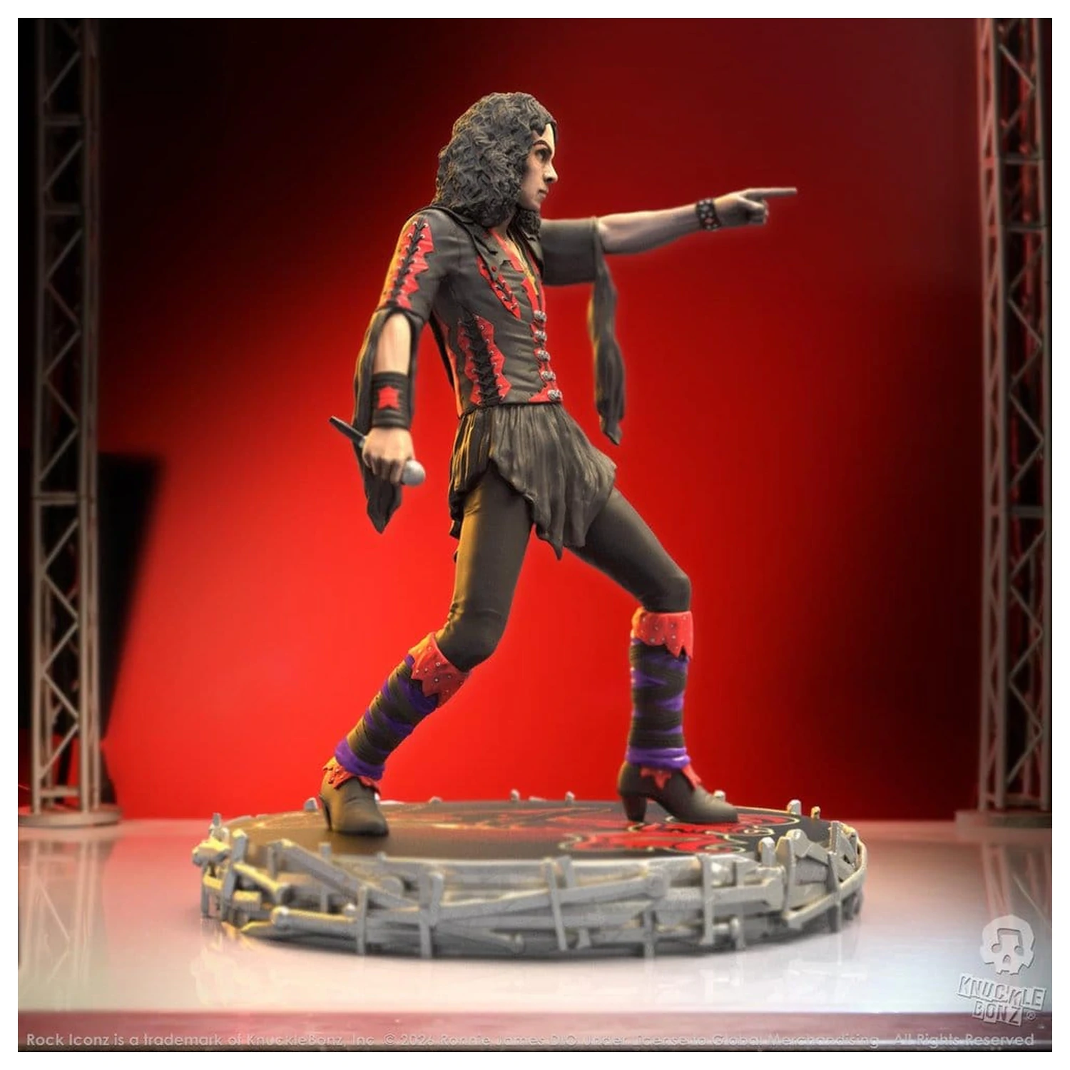 Dio Rock Iconz Statue Ronnie James Dio III 18 cm product photo