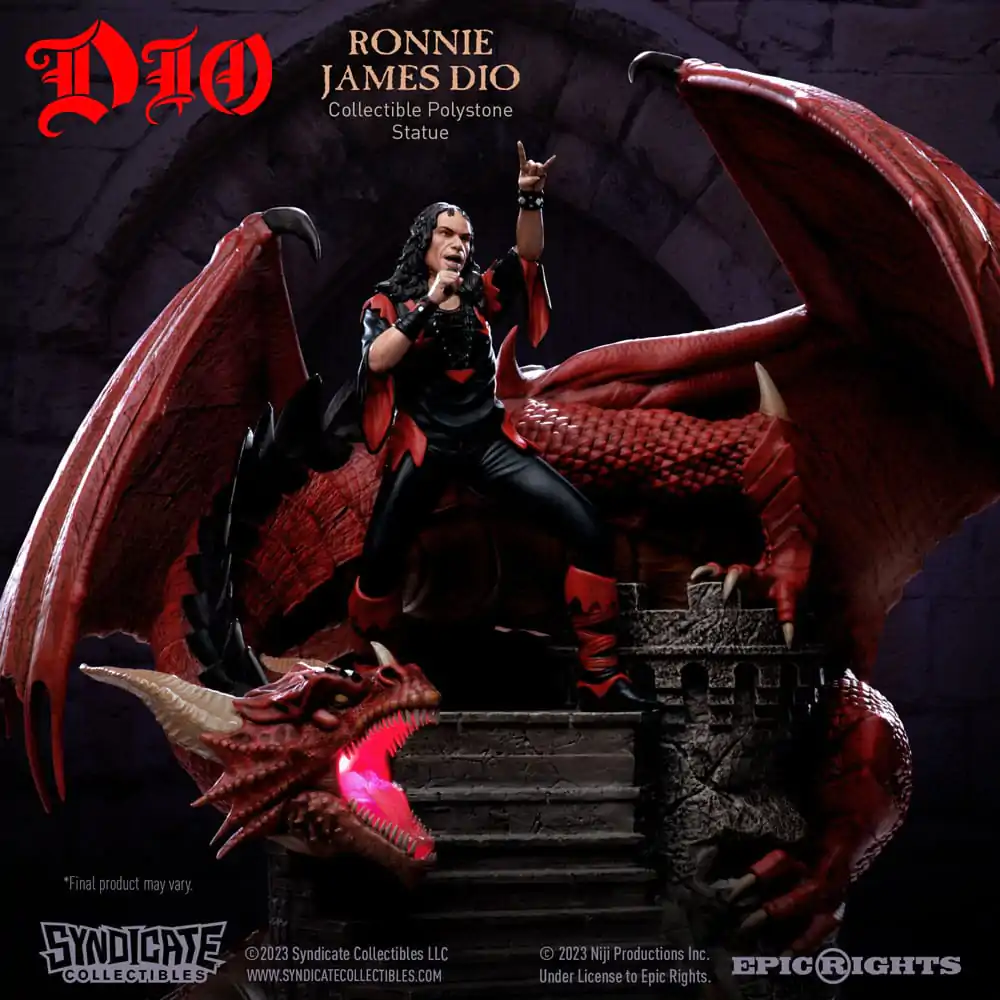 Dio Statue 1/10 Ronnie James Dio 36 cm termékfotó