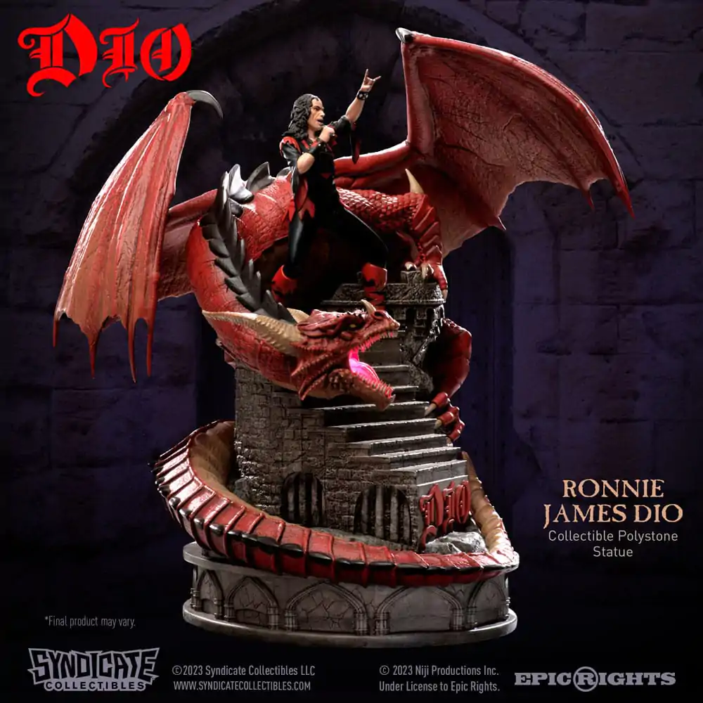 Dio Statue 1/10 Ronnie James Dio 36 cm termékfotó